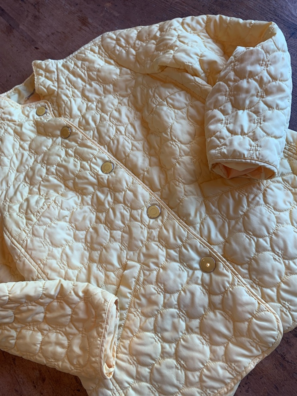Charter Club Sunny Yellow Quilted Blazer - Picture 5 of 16